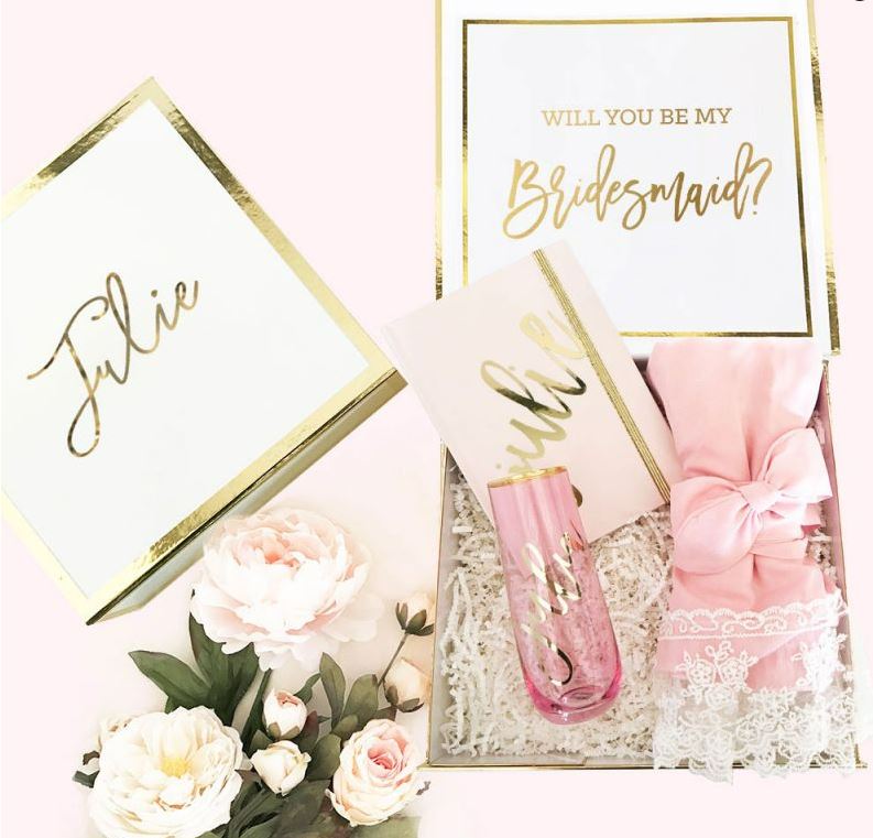 Personalized Script Stemless Glasses - Bride and Jewel