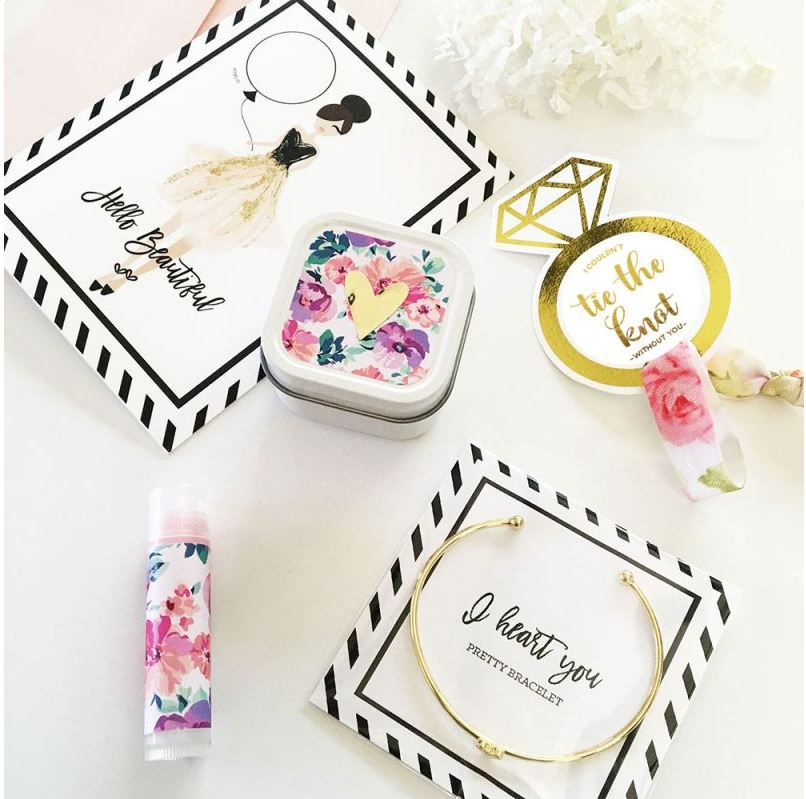 Wedding Gift Box Fillers - Bride and Jewel