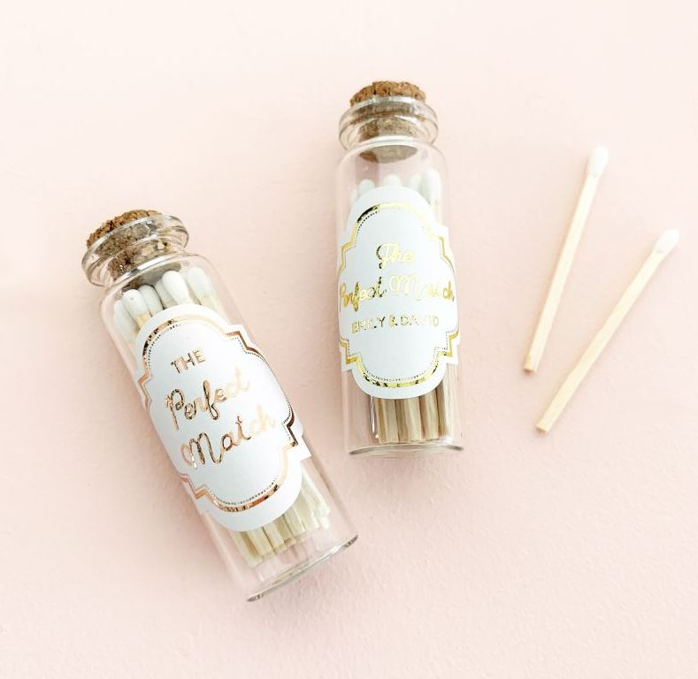 "The Perfect Match" Bottles (set of 10) - Bride and Jewel