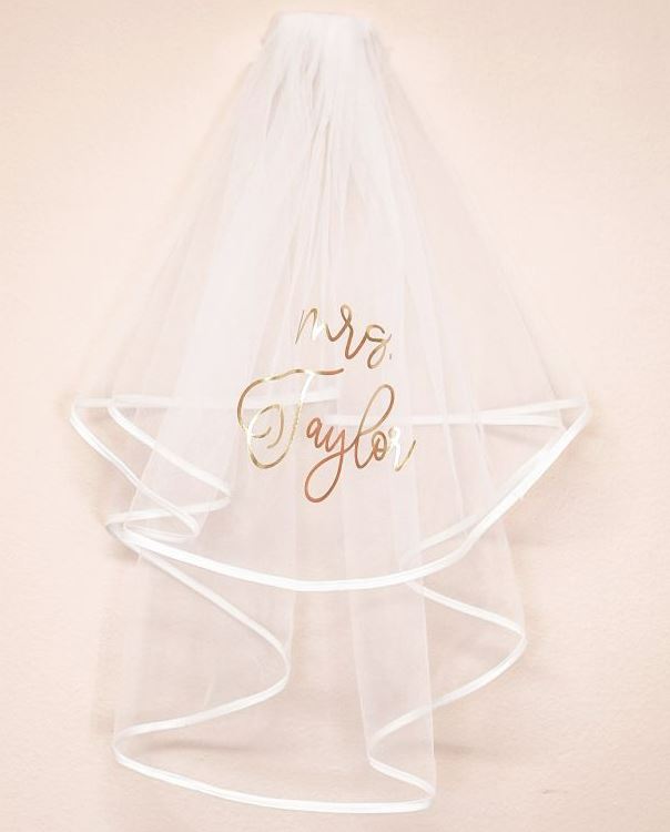 Personalized Mrs. Veil - Bride and Jewel